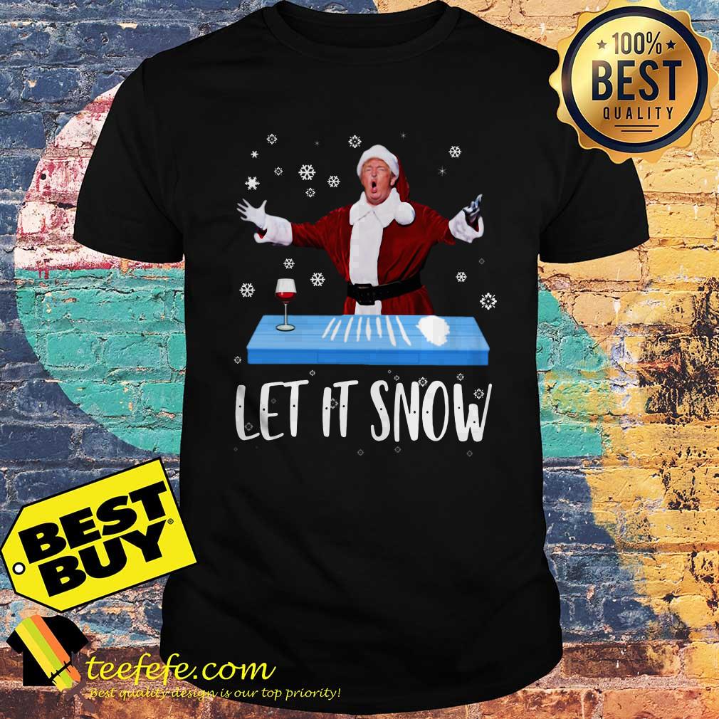 Donald Trump let it now wine Christmas shirt sweater