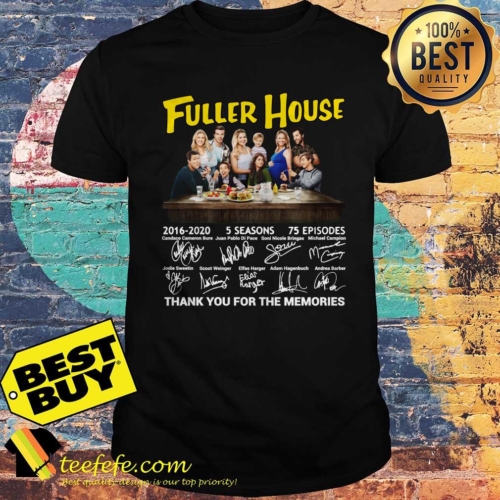 Fuller House thank you for the memories signature shirt sweater