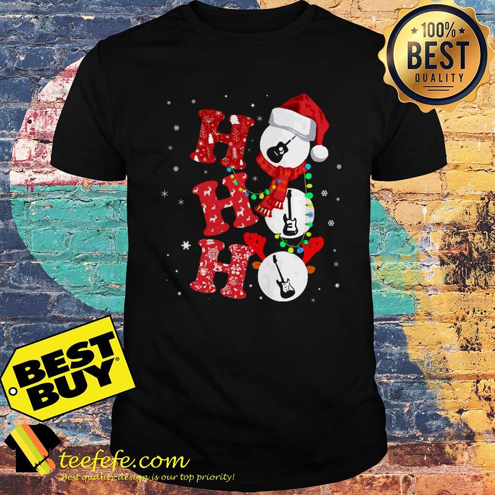 Ho Ho Ho Guitar Christmas shirt sweater