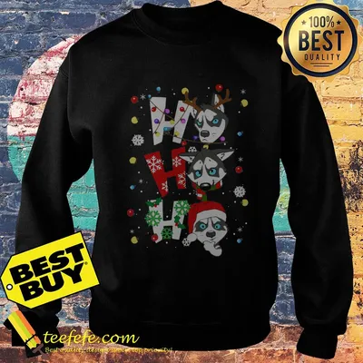 Husky Hohoho for Christmas shirt sweater