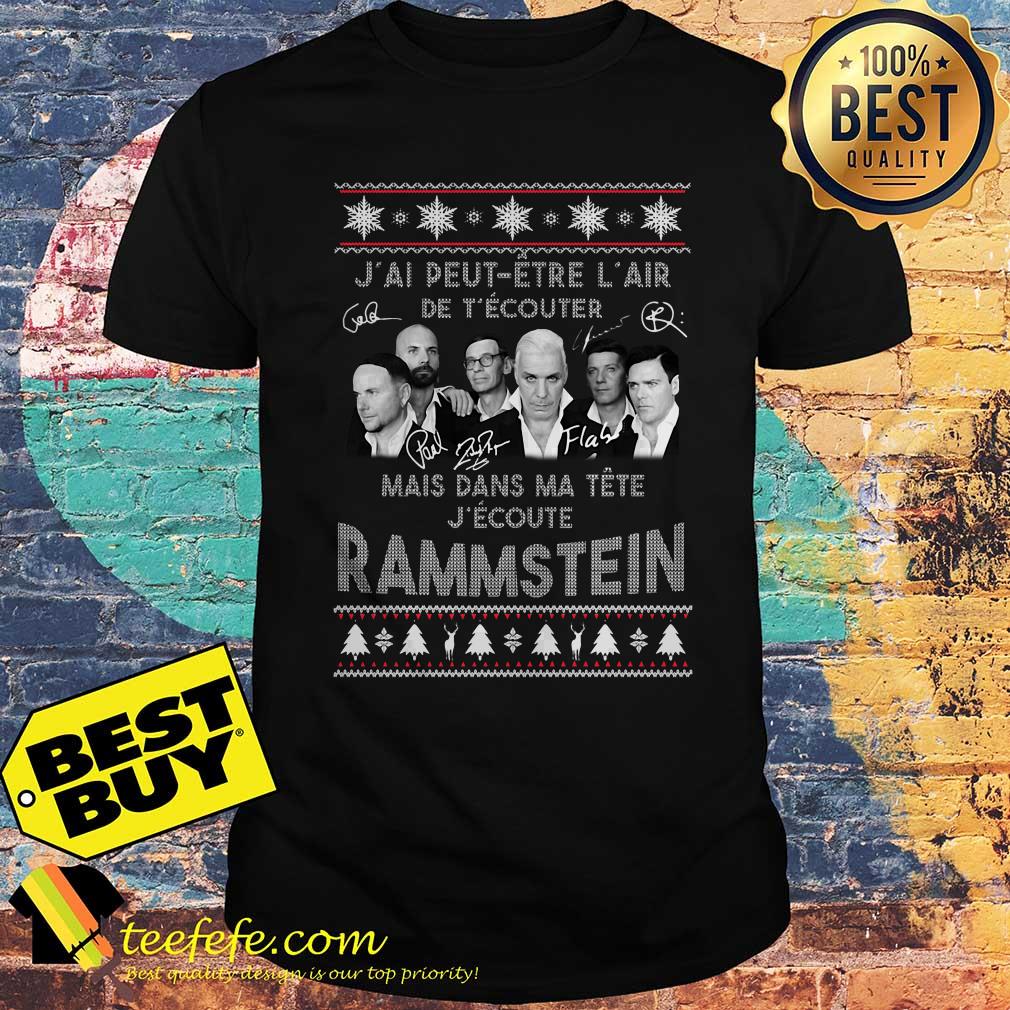 jai-peut-etre-lair-de-tecouter-mais-dans-ma-tete-christmas-signature-shirt