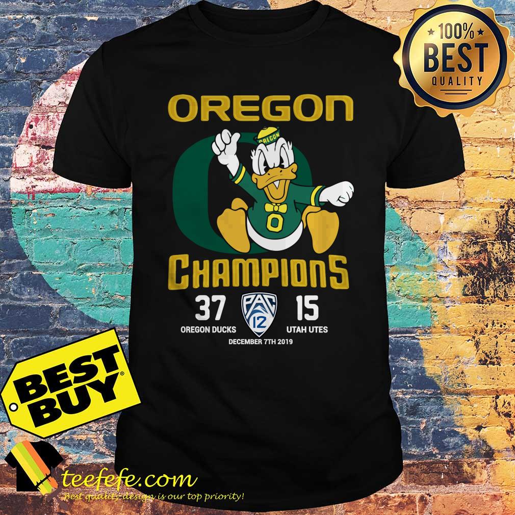 Oregon Ducks Pac 12 champions 37 Oregon Duck 15 Utah Utes shirt sweater
