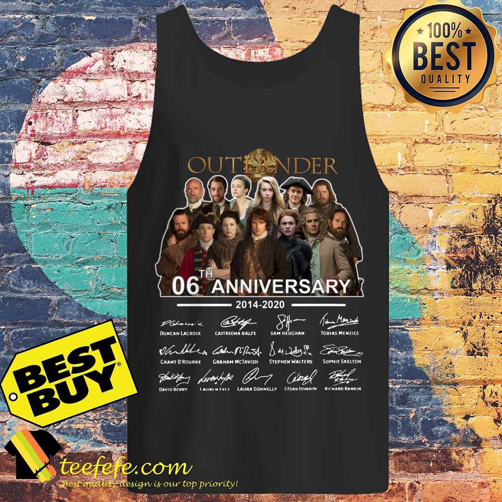 Outlander 06th Anniversary 2014 2020 Signatures tank top