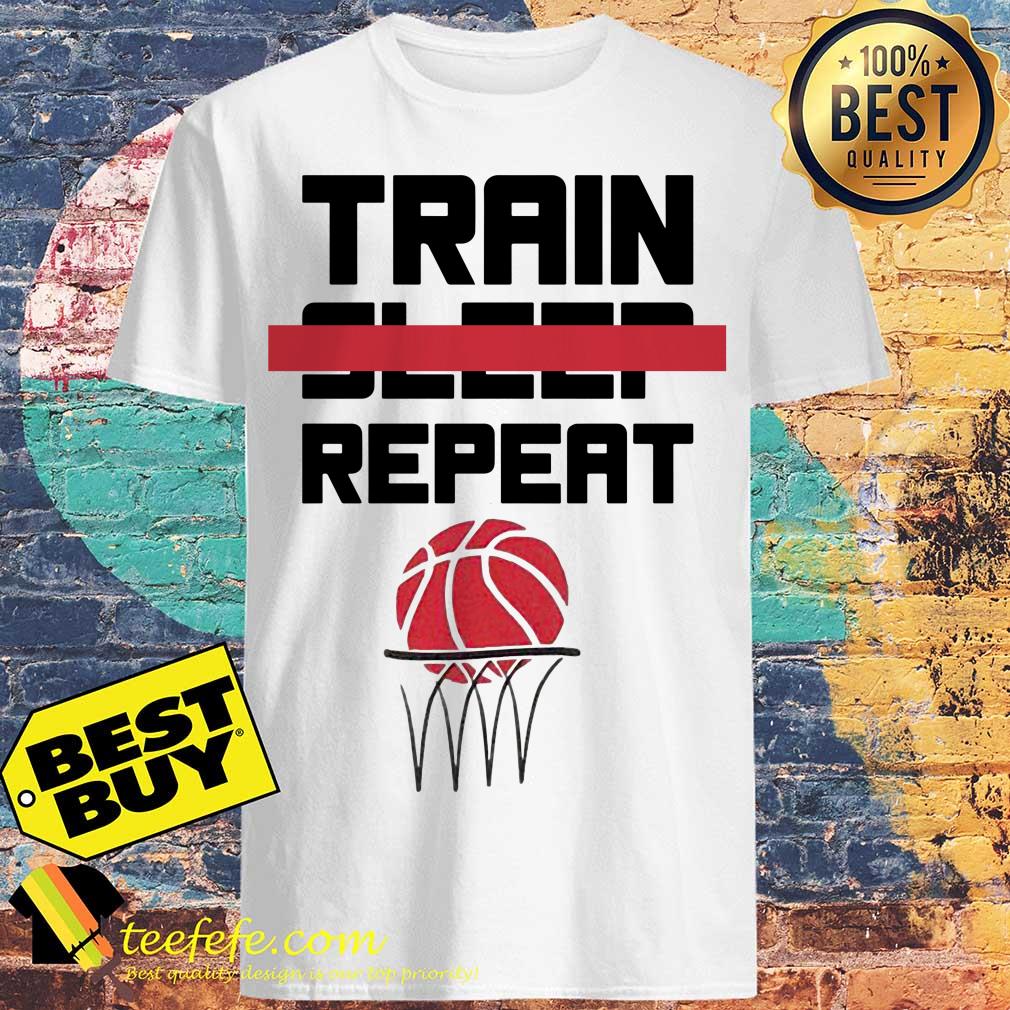 Train sleep repeat basketball shirt