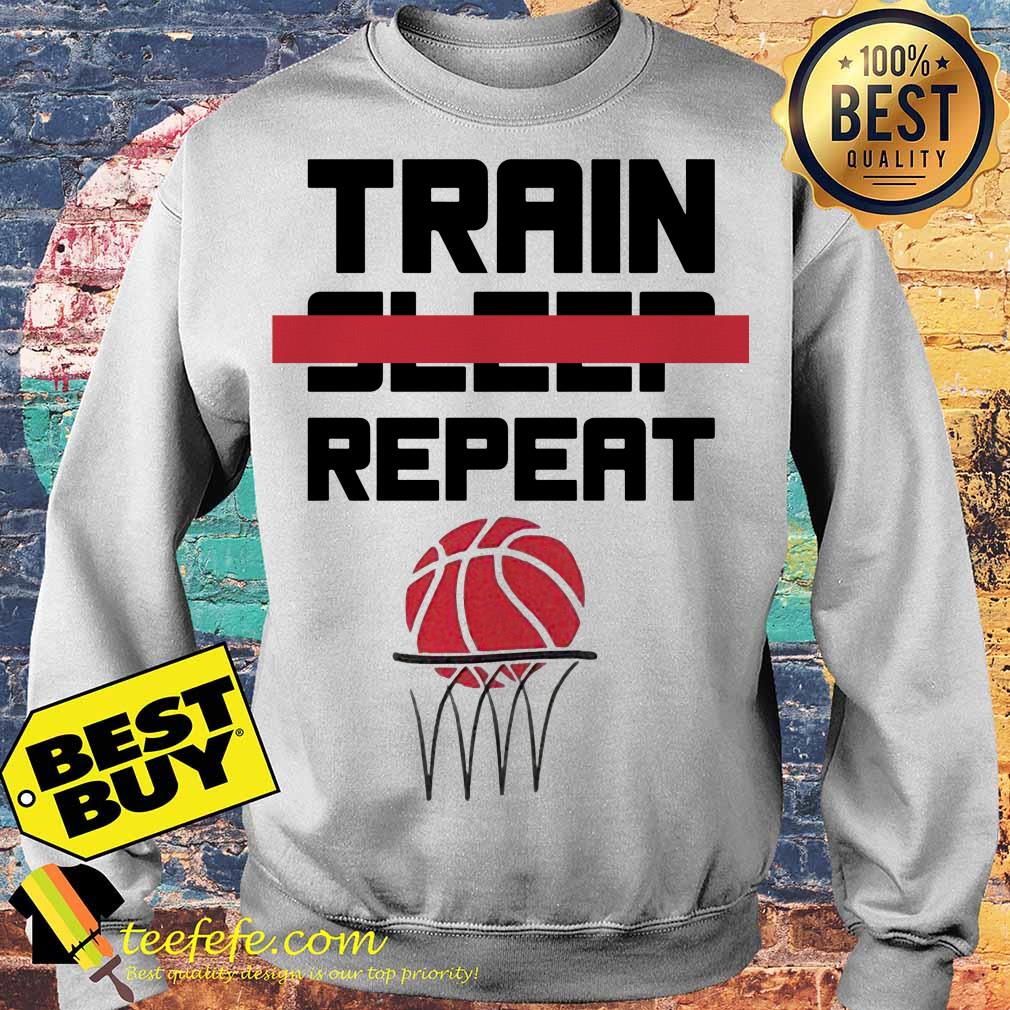 Train sleep repeat basketball sweater