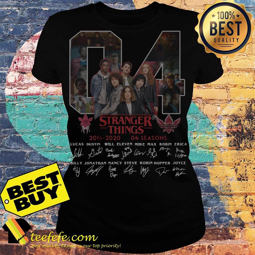 04 Stranger Things 2016-2020 04 Seasons Signatures Ladies tee