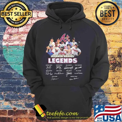 Atlanta Braves Legends Baseball Players Signatures 2020 shirt
