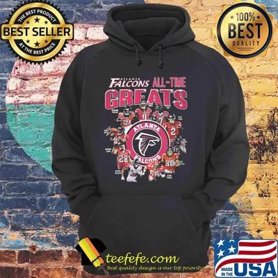 Atlanta Falcons All-time Greats Football Team Players Signatures shirt