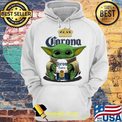 Baby Yoda Hug Corona Extra Beer Logo shirt