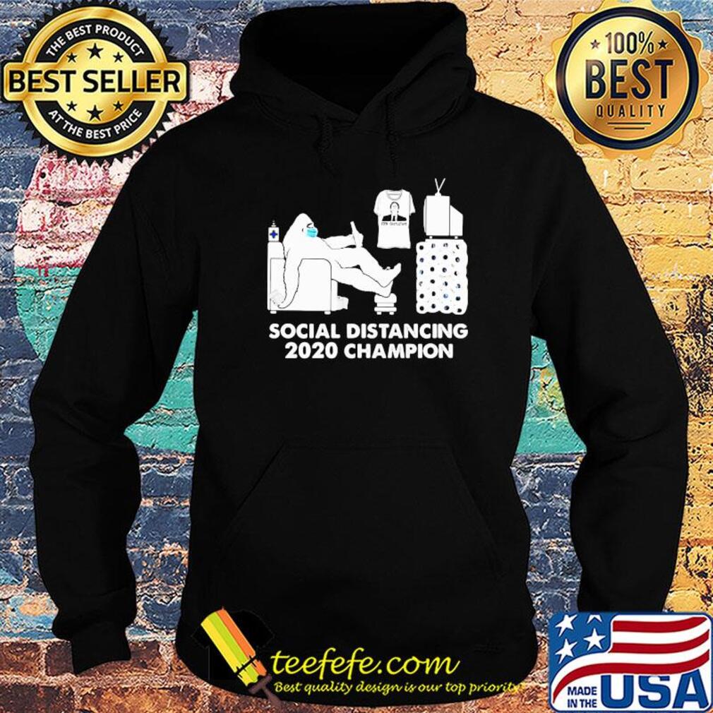 bigfoot social distancing 2020 champion covid 19 shirt