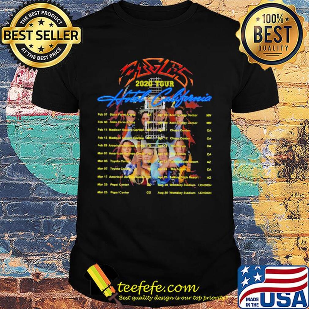 Eagles 2020 Tour Hotel California shirt