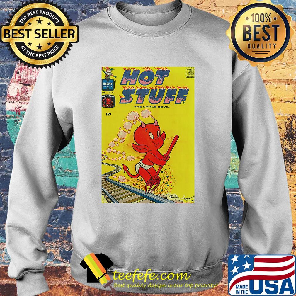 Hot Stuff The Little Devil Farming Comic Cover s Sweater Hot Stuff The Little Devil Farming Comic Cover s Sweater