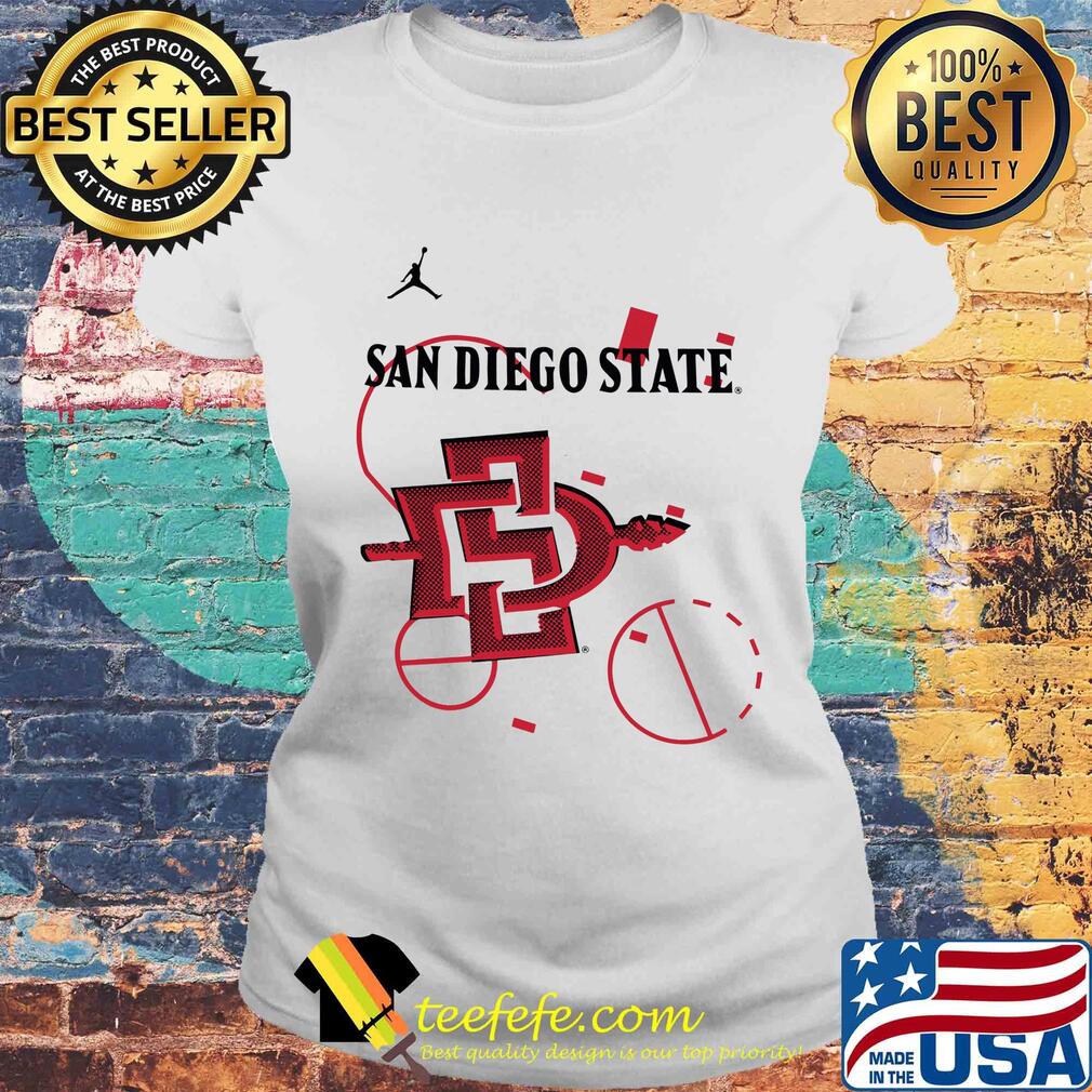 Jordan San Diego State Aztecs 2020 March Madness Our Time Bench Legend Performance Shirt Laides tee Jordan San Diego State Aztecs 2020 March Madness Our Time Bench Legend Performance Shirt Laides tee