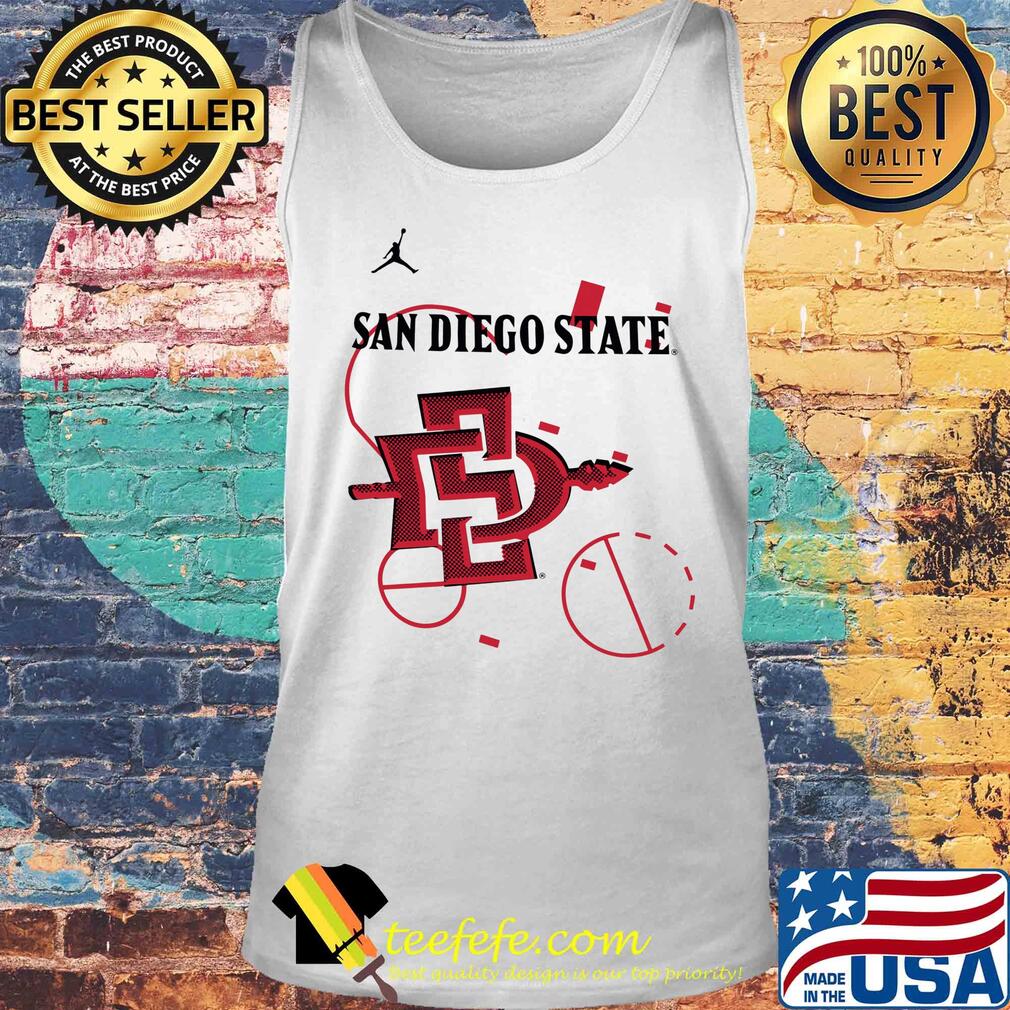 Jordan San Diego State Aztecs 2020 March Madness Our Time Bench Legend Performance Shirt Tank top Jordan San Diego State Aztecs 2020 March Madness Our Time Bench Legend Performance Shirt Tank top