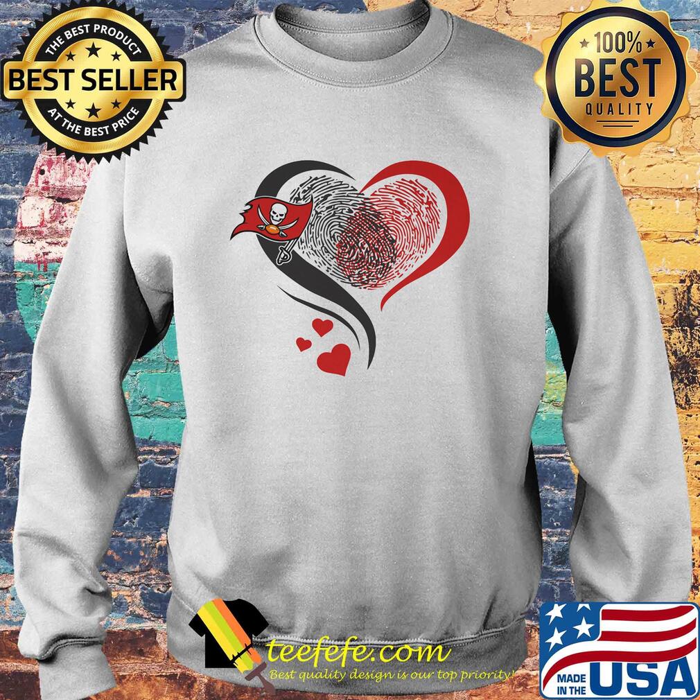 Love San Leandro Pirate Football Hearts Fingerprints s Sweater Love San Leandro Pirate Football Hearts Fingerprints s Sweater