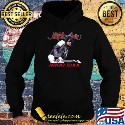 Motley crue band guitar nikki sixx shirt