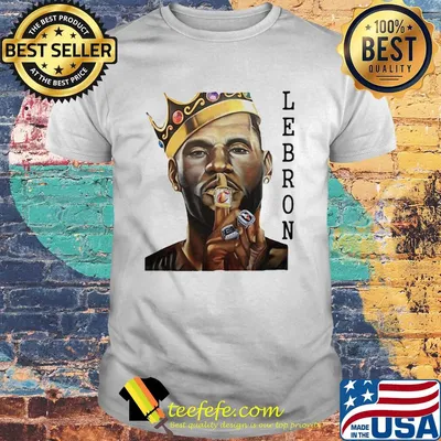 NBA Lebron James The King Basketball shirt