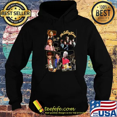 Official Love the rolling stones signatures shirt