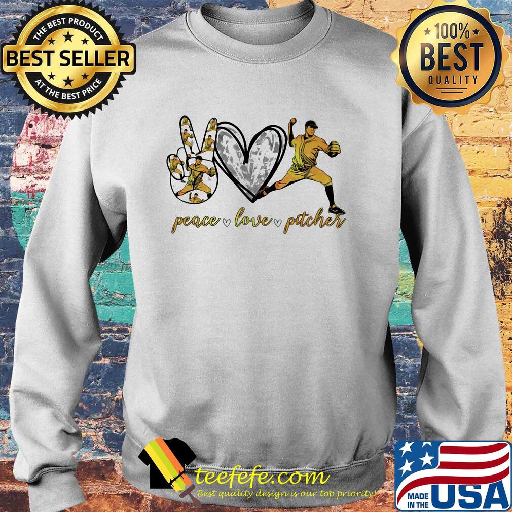 Official Peace love pitcher s Sweater Official Peace love pitcher s Sweater