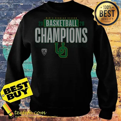 Oregon Ducks 2020 Men's Basketball Regular Season Champions Sweater