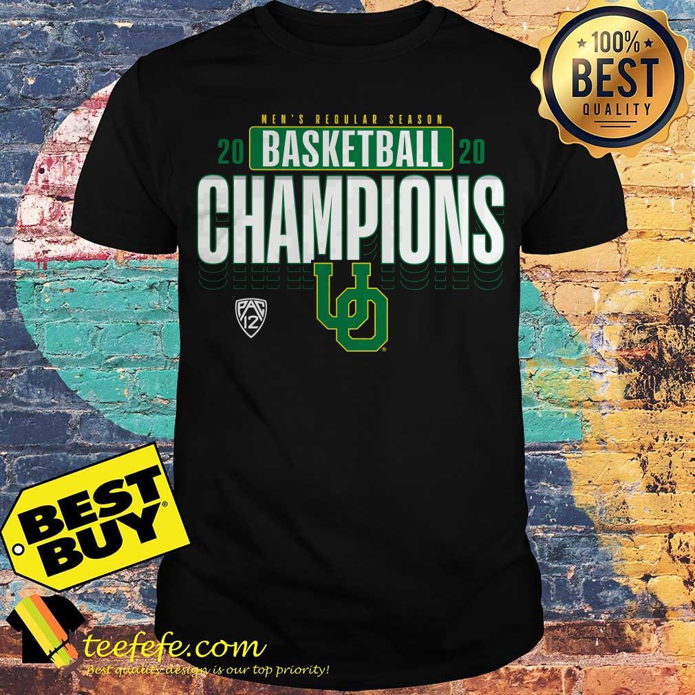 Oregon Ducks 2020 Men's Basketball Regular Season Champions Shirt