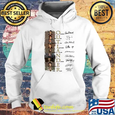 Outlander all character signatures shirt