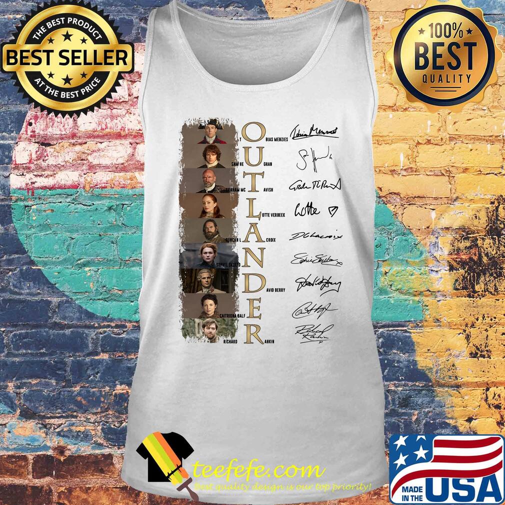 Outlander all character signatures s Tank top Outlander all character signatures s Tank top