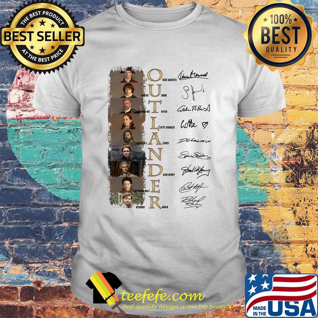 Outlander all character signatures s Unisex Outlander all character signatures s Unisex