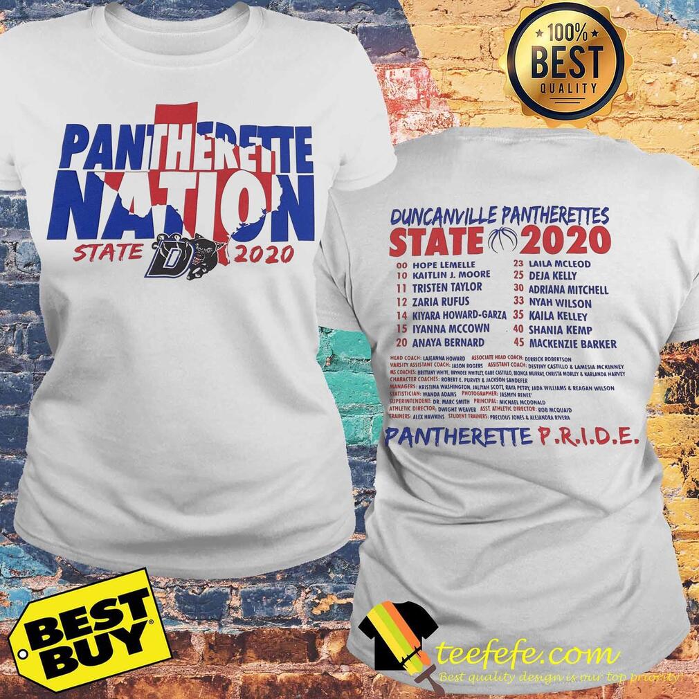 Pantherette Nation State Duncanville Pantherettes 2020 Ladies Tee