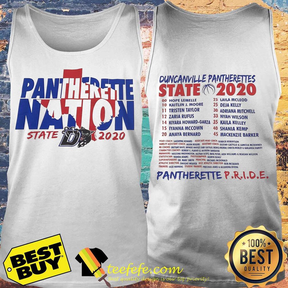 Pantherette Nation State Duncanville Pantherettes 2020 Tank Top