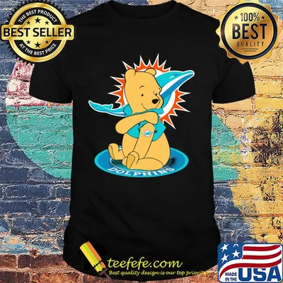 Pooh Tattoos Miami Dolphins Logo shirt