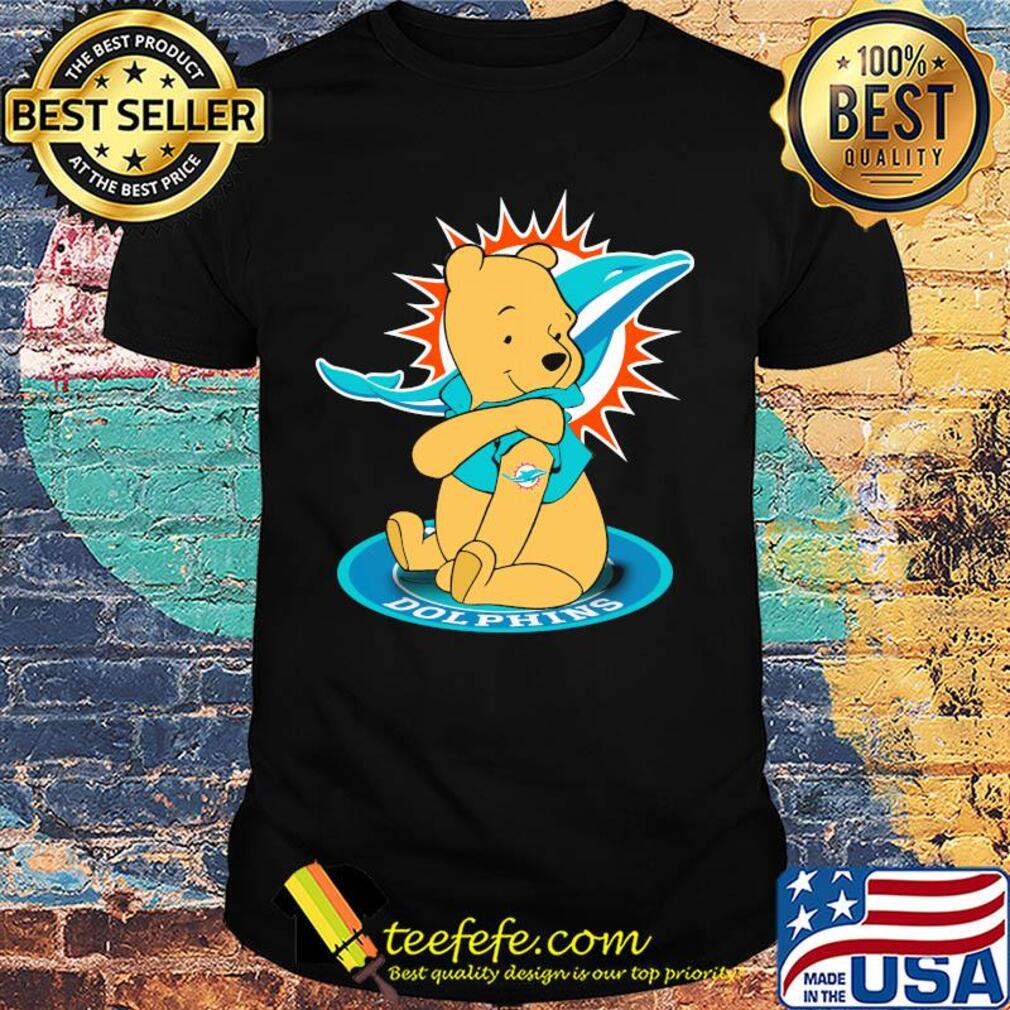Pooh Tattoos Miami Dolphins Logo shirt