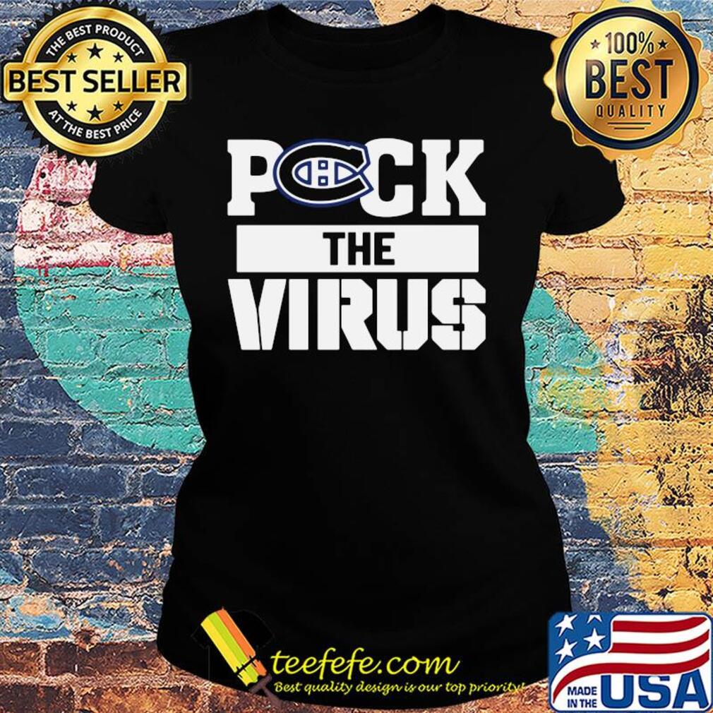 Puck The Virus Montreal Canadiens Logo s Ladies tee Puck The Virus Montreal Canadiens Logo s Ladies tee