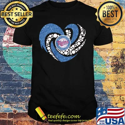 Valentine's Day Minnesota Twins Baseball Club Heart shirt