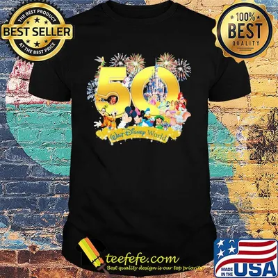 50 Years of Magic Kingdom Walt Disney world shirt