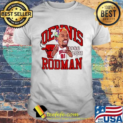 91 Dennis Rodman Chicago Bulls 1986 -2011 shirt