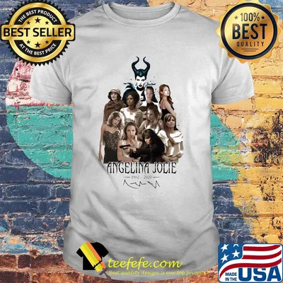 Angelian Jolie 1982-2020 signature shirt