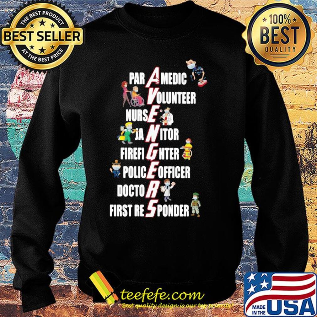 Avengers paramedic volunteer nurse janitor firefighter police officer doctor first reponder s Sweater Avengers paramedic volunteer nurse janitor firefighter police officer doctor first reponder s Sweater