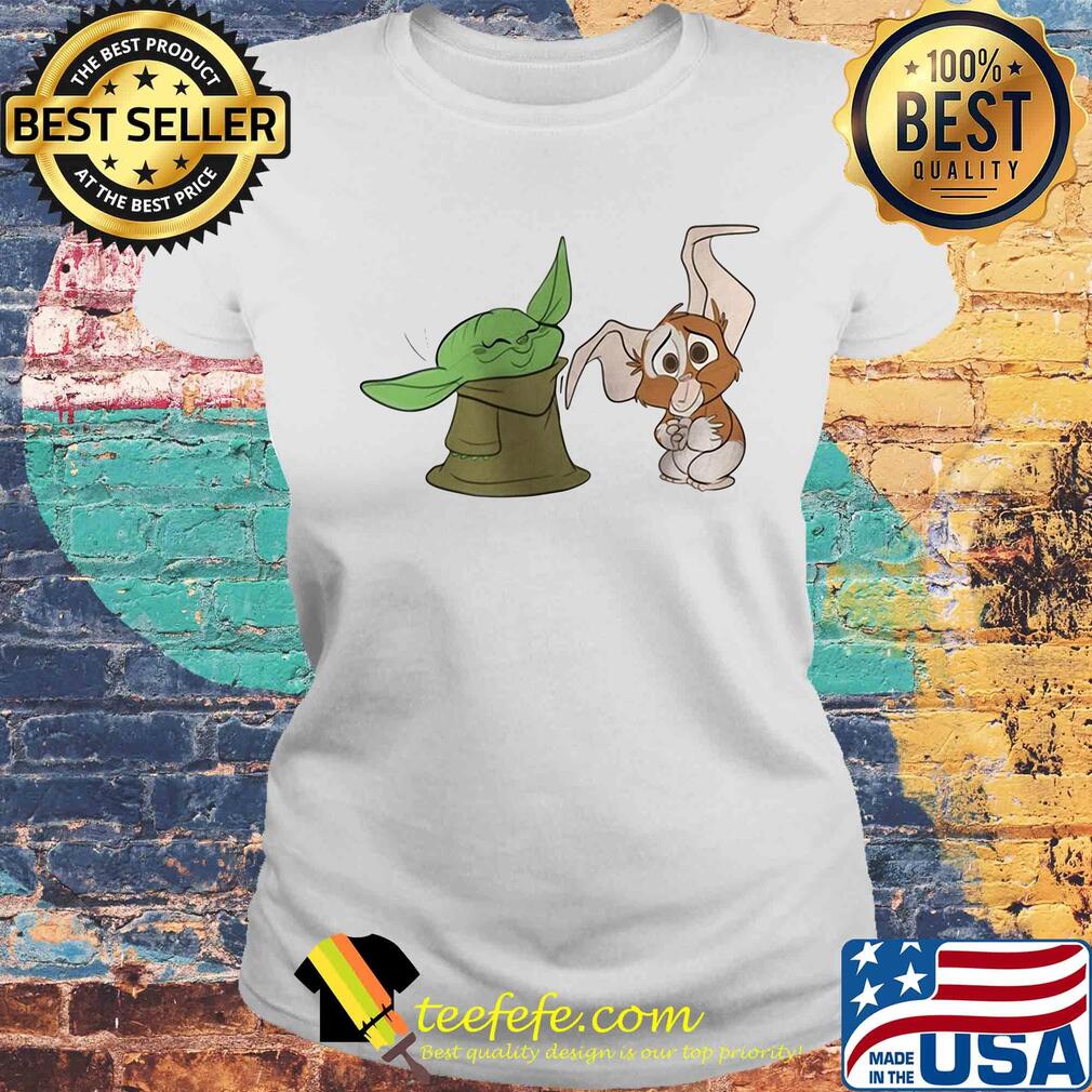 Baby Yoda and gizmo cute s Laides tee Baby Yoda and gizmo cute s Laides tee