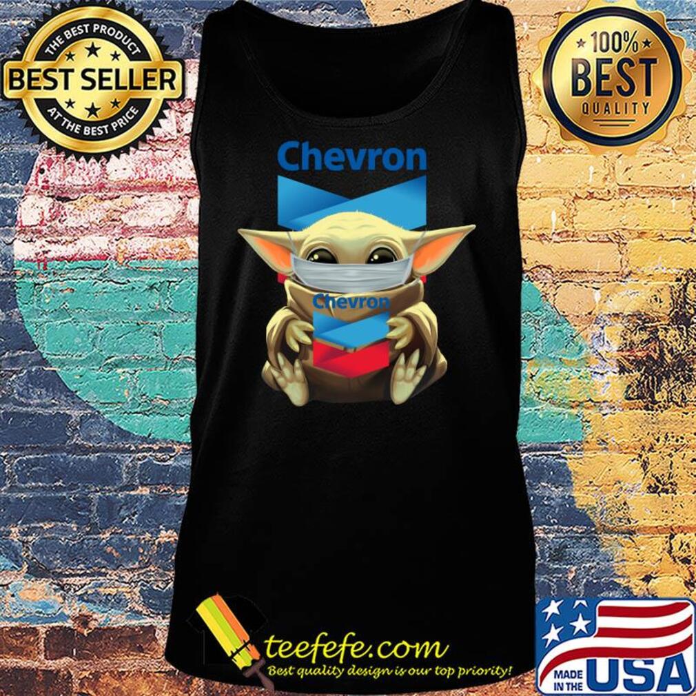 Baby Yoda hug Chevron mask s Tank top Baby Yoda hug Chevron mask s Tank top