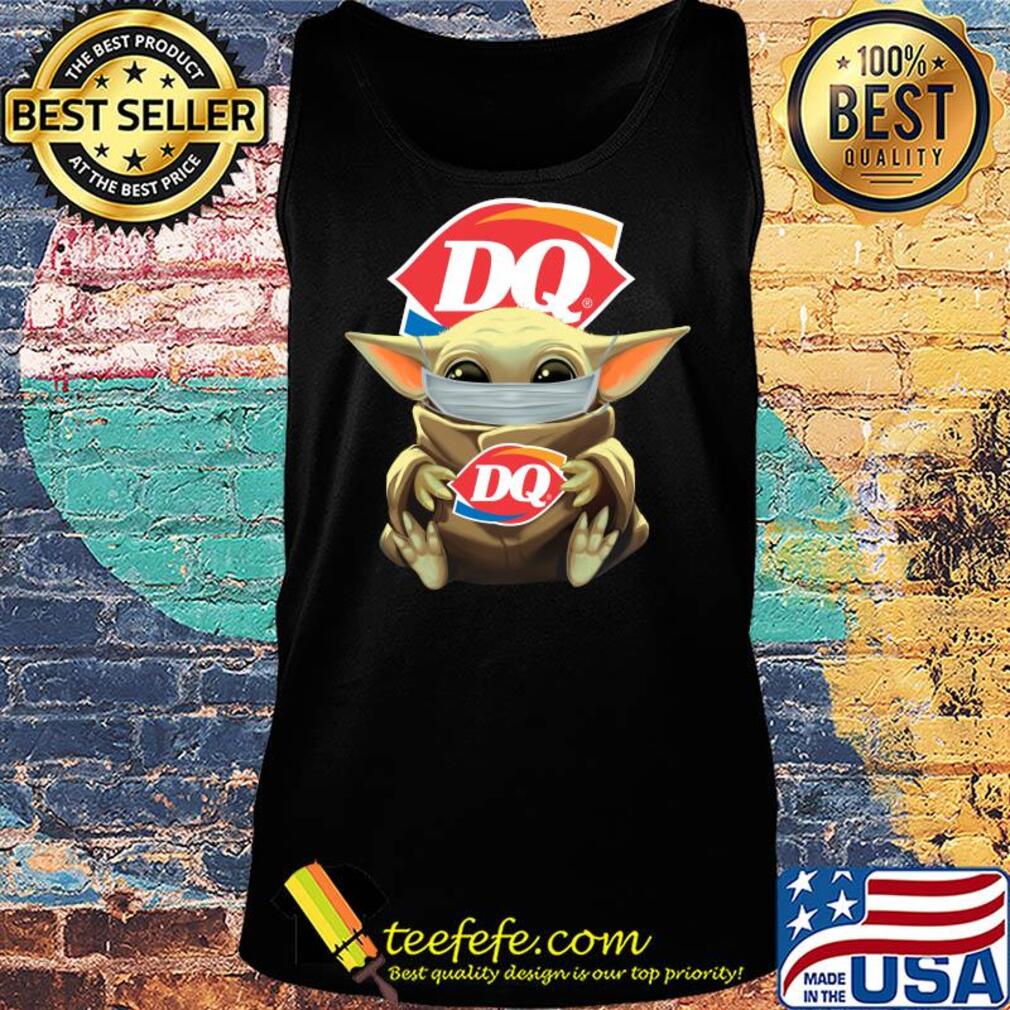 Baby Yoda hug Dairy queen mask s Tank top Baby Yoda hug Dairy queen mask s Tank top