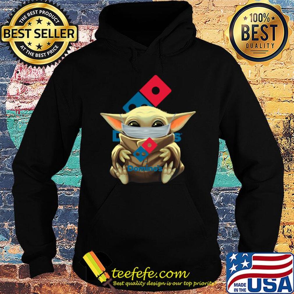 Baby Yoda hug Domino's mask s Hoodie Baby Yoda hug Domino's mask s Hoodie