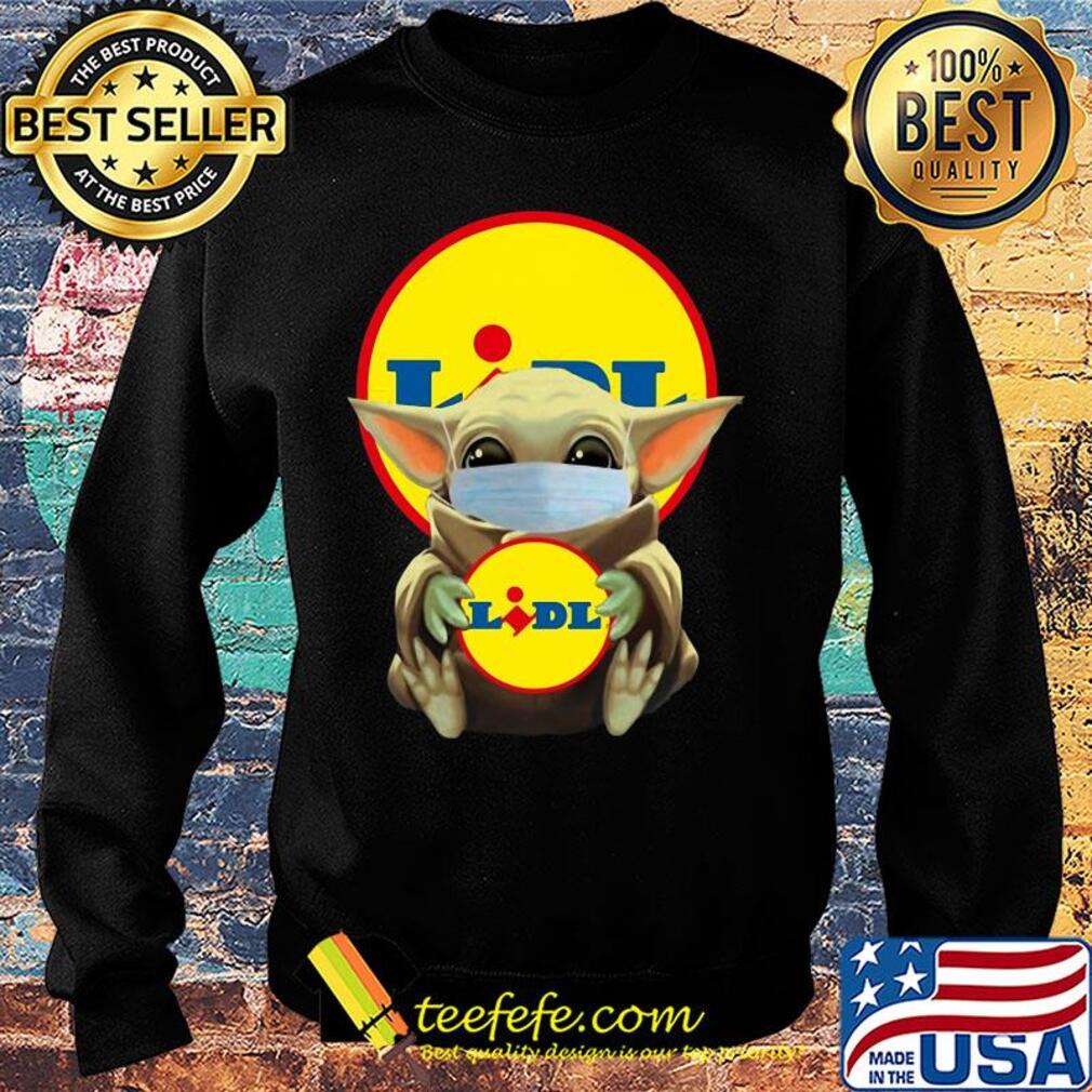 Baby Yoda hug Lidl mask s Sweater Baby Yoda hug Lidl mask s Sweater