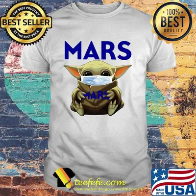 Baby yoda hug mars covid-19 2020 shirt