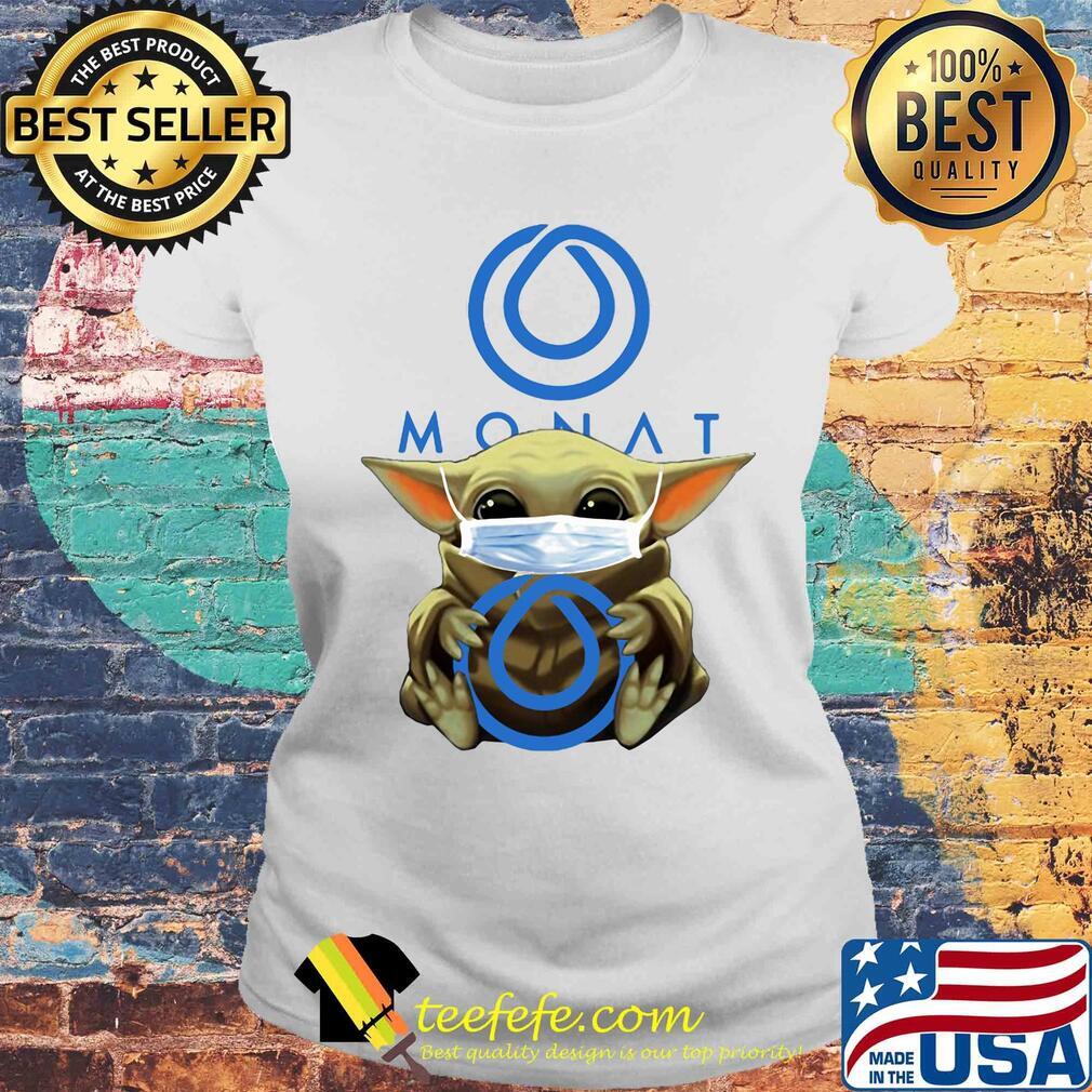 Baby yoda hug monat global covid-19 s Laides tee Baby yoda hug monat global covid-19 s Laides tee