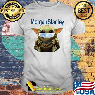 Baby yoda hug morgan stanley covid-19 2020 shirt