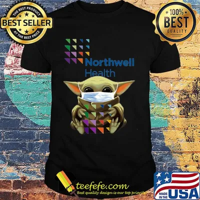 Baby yoda hug northwell heath covid-19 2020 shirt