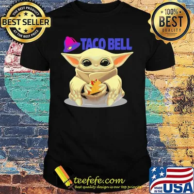 Baby Yoda hug Taco bell shirt
