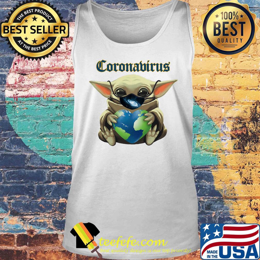 Baby yoda mask heart earth coronavirus s Tank top Baby yoda mask heart earth coronavirus s Tank top
