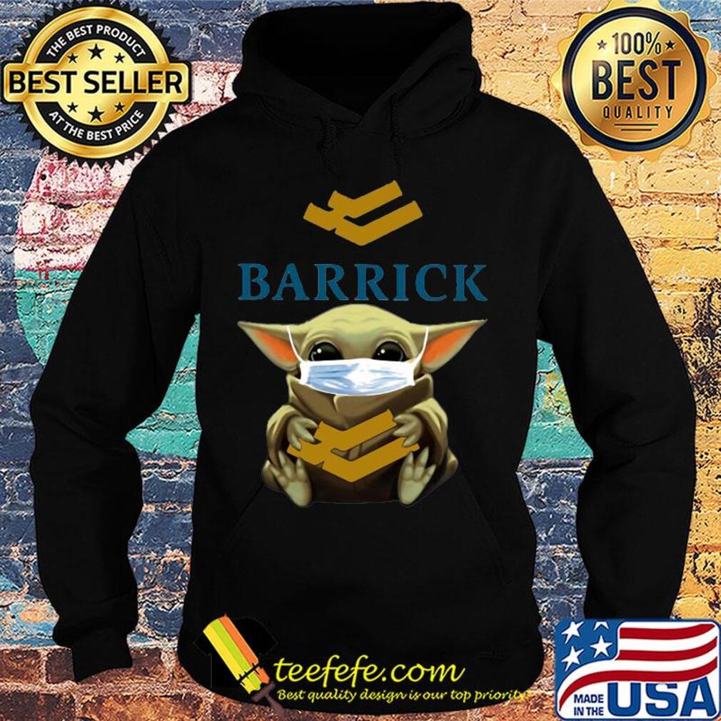 Baby Yoda mask hug Barrick s Hoodie Baby Yoda mask hug Barrick s Hoodie